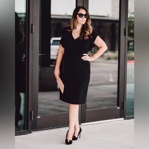 Eliza J Black Suit Dress